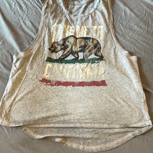 size small gray tank top
